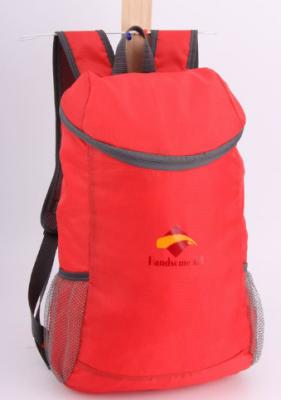 China Foldable Packable Day Backpack Double Shoulder For Women 210D Polyester for sale