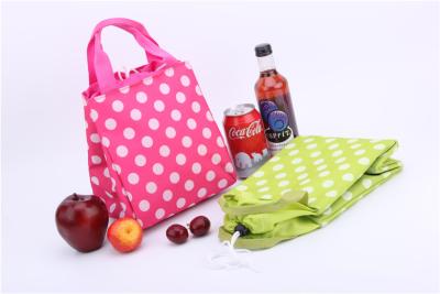 China Travel Foldable Polyester Cooler Bag Monogrammed Customized Size for sale