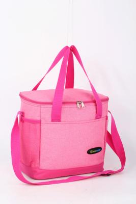 China Polyester Pink Cooler Bag for sale