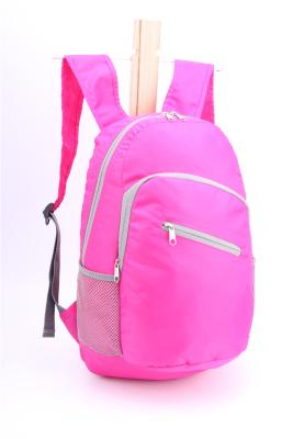 China 230D Polyester Packable Daysack Light Weight Foldable Backpack Personalized for sale