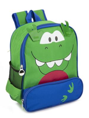 China OEM Green Boys School Backpacks Kids Cute Backpacks For School Polyester for sale