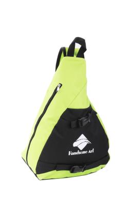 China Students Gym Triangle Sling Backpack With One Shoulder Strap 600D Polyester for sale