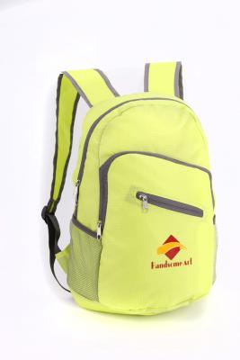 China Yellow Waterphoof Packable Day Backpack Ultraleicht Rucksack 210D Polyester for sale