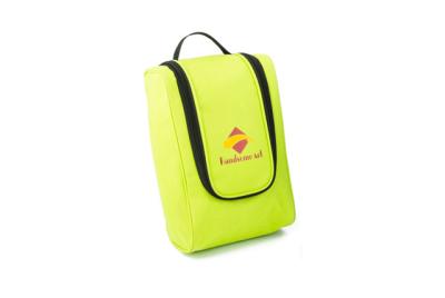 China Printed Running Shoe Bag Shoe Carrying Case , Travel Shoe Box Zipper Closure for sale