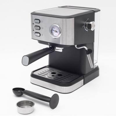 China Hotel home appliance 15bar cafe coffee espresso machine and small semi-automatic coffee maker for sale