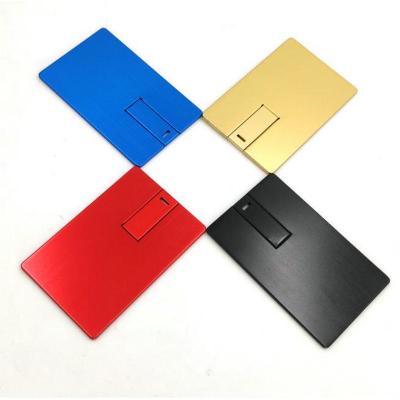 China Custom Logo Metal Credit Card USB Stick 4gb 8gb 16gb 32gb 64GB 128G USB Flash Memory ABS and Metal Card USB Card Factory Wholesale Flashdrive for sale