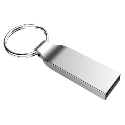 China LOGO Mini Metal Keychain USB Metal Drives 16GB 32GB Pendrive 64gb 128gb Free Custom Flash Memory Stick Corporate Gifts for sale