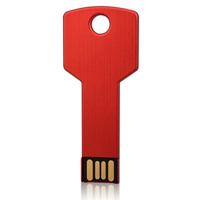 China Cheap Metal Key Shape USB Flash Drives 4GB 8GB 16GB 32GB Metal Key Pendrive Usb 2.0 64GB U Stick Bulk Order for sale