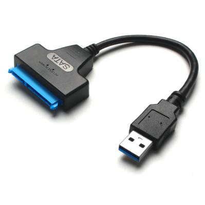 China COMPUTER HOT 20CM USB 3.0 to SATA 22 PIN Adapter Converter Cable for 2.5 SATA 2.0 Hard Disk Drive 3.5 Laptops External 3.0 SDD HDD Cable for sale