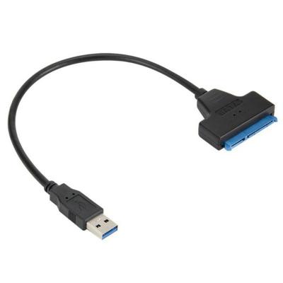 China Wholesale 20CM COMPUTER USB 3.0 to SATA 22 PIN Adapter Converter Cable for SATA II III HDD SDD Hard Drive Laptop External 2.5 3.5 Cable for sale