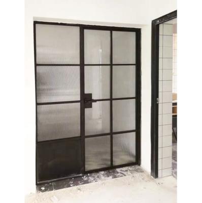 China Various Swing Factory Sale Metal Window Frame Decorative Shatterproof Glass Door and Window for Sale for sale