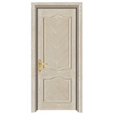 China MDF Modern High Quality Single Flush Interior Room Solid Wood Doors for sale