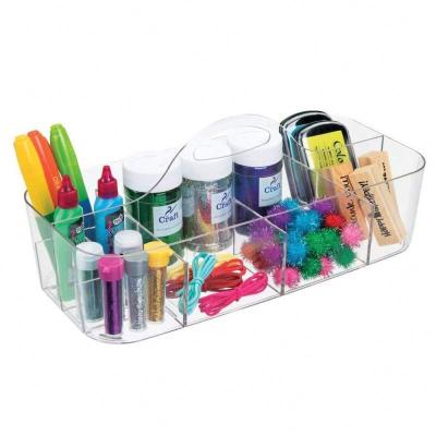 China 417123 Viable Pen Pencil Holder Desktop Stationery Storage Organizer Box With Business Acrylic Card for sale