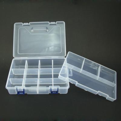 China 235139 Clear Plastic Pill Box Industry Packaging Box Viable Electronic Component Eight Cases Hardware Parts for sale