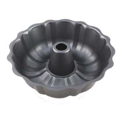 China YJ 175632 Sustainable Bundform Non-Stick Carbon Steel Bakeware Round Cake Pumpkin Molds Baking Trays for sale