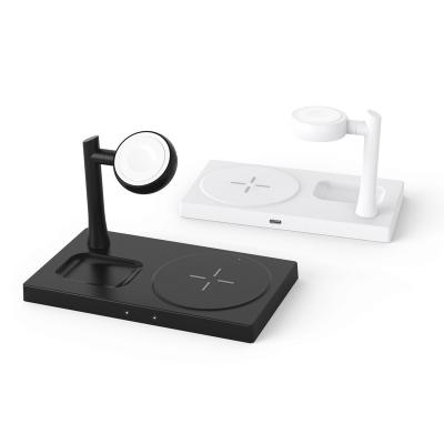 China QC3.0 2020 MFI radio charging stand for iphone, for AirPods, for iwatch, support fast wireless charging for sale