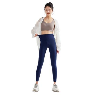 China Wholesale High Quality Breathable Dry Nylon High Quality Nylon Lift Gym Fitness Workout Pants Yoga Leggings Seamless Women High Waist Wear Yoga Pants for sale