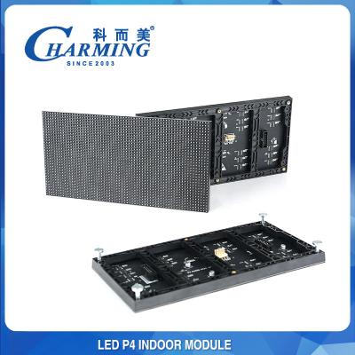 China Nuevo diseño P4 Rgb Led Panel 256x128mm Modulo LED de fondo interior 3840Hz Sin pérdida de calidad de imagen Pantalla de pantalla digital para escenario de venta al por menor Iglesia pared de video en venta