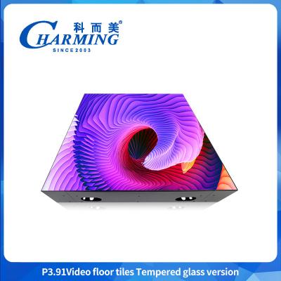 China Strong glass GOB type P3.91 led waterproof design LED video floor tile high brightness LED video floor tile zu verkaufen