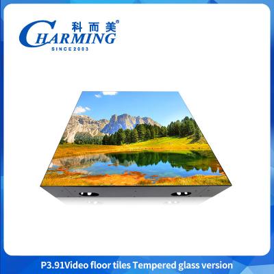 China 500X500MM P3.91 China Led Display Led Panel for Advertising GOB Magnetic Led Dance Floor For Party And Bar for sale