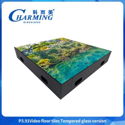 China 500X500Mm Indoor P3.9 Interactive Stage Dance Floor Led Video Wall Display Video Tiles Screen For Bar Events Tradeshow for sale