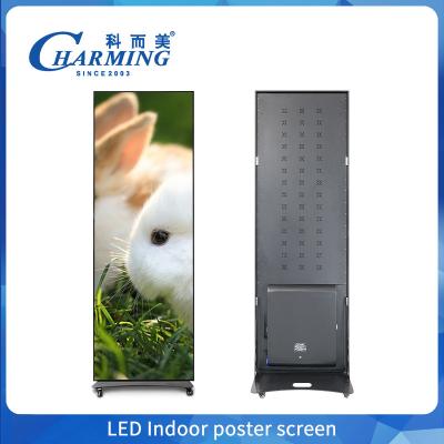 China Hochwertiges Smart Advertising Player Led Screen Poster Display Vollfarbe Indoor Led Display Poster Bildschirm zu verkaufen