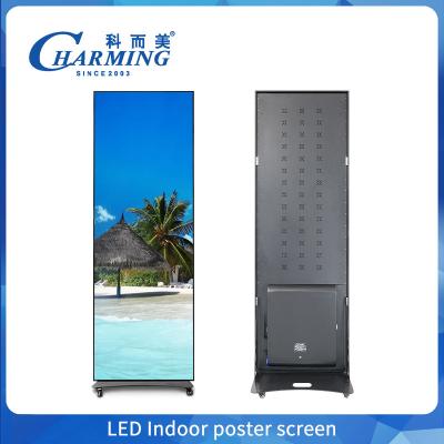 China P2.5 Led Video Display Movable 4k Led Display Screen Customized Size Indoor Led Poster Advertising Product Show for sale