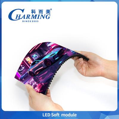 China Indoor Led Soft Module P1.86/P2/P2.5/P3.076 Low Power Low Heat RGB Led Module For Wave Screen for sale