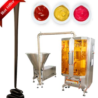 China 5 - 15ppm SS304 Vertical Viscous Sauce Packing Machine for sale