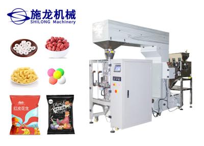 China PE 400kg Automatic Vertical Granule Packing Machine Food Grains 520mm Roll Film for sale