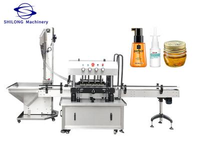 China Induction Glass Jar Automated Bottle Filling Machine Antiwear 2000mm 2000W for sale