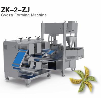 China High speed High Productivity Fully Automatic Large Steaming And Frying Gyoza Machine Commercial Dumpling Machine for sale