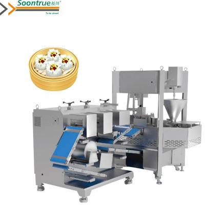 China High speed Factory Price Steamed Shumai Stable Performance Dual Channel Shumai Machine Fully Automatic Table Top Siu Mai Siomai Machine for sale