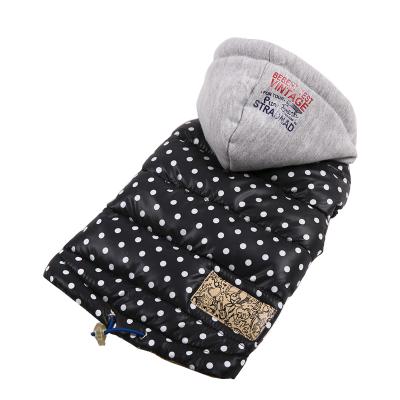 China Winter Viable Dog Clothes Warm Polka Dot Puppy Pet Vest Jacket Dog Coat Hoodies Chihuahua French Bulldog Clothing Waterproof Gear for sale