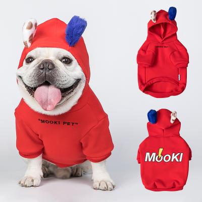 China Viable Clothes for Small Cat Designer Winter French Bulldog Chihuahua Schnauzer Labrador Sweater Pet Yorkies Sweatshirts Dogs Hoodies for sale