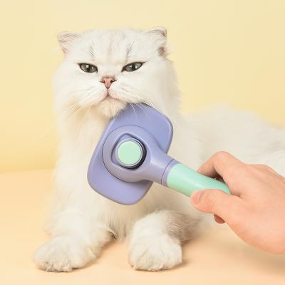 China Stored Cleaning Brush Dog Cat Comb Removes Undercoat Tangled Hair Pet Grooming for sale