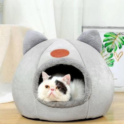 China Cat Sofa Small Dog Lounger Cushion Cat House Pet Basket Soft Same Kittens Cave Puppy Mat House Tent Bed Supplies for Cats for sale