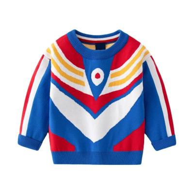 China OEM & ODM Custom Anti-shrink Kids Sweater Cotton Baby Knits Sweater Children Knit Clothing Winter Toddler Boys Baby Knit Sweater for sale