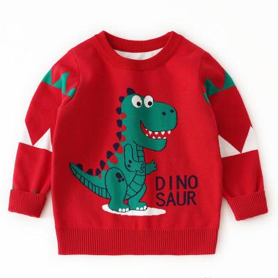 China OEM&ODM Anti-shrink Custom Baby Sweater Cotton Kids Knitwear Pullover Cartoon Knit Clothing WinterToddler Boys Baby Kids Sweater for sale