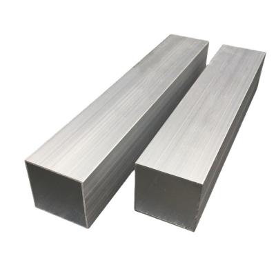 China Aircraft grade alloy aluminum tube 6000 series aluminum extrusion square tube profile with anodized and powder coating surface in stock for sale