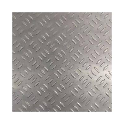 China Industrial Good Quality 5005 5052 Treads Orange Peel Checkered Aluminum Checker Plate Stucco Embossed Aluminum Sheet for sale