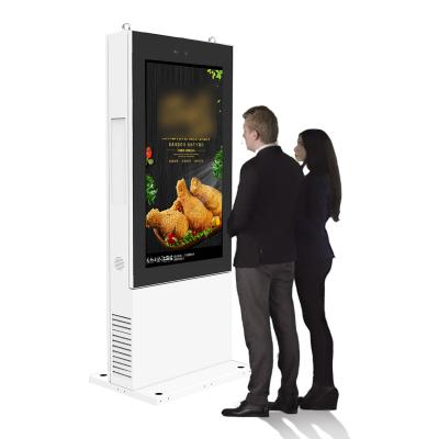 China Outdoor Standing LCD Digital Display Screen Price Signage Monitor Touch Advertising Player for sale