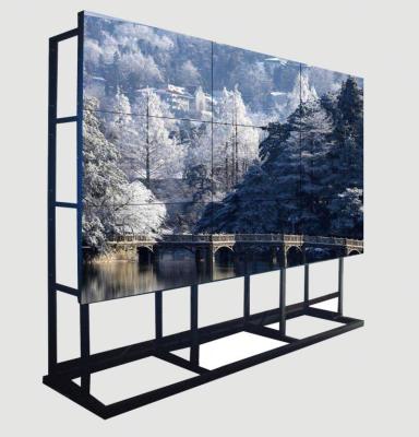 China Bezel Wall Mount Videowall System 55inch Indoor Ultra Narrow LCD Video Wall With Video Wall Monitor Tiled for sale