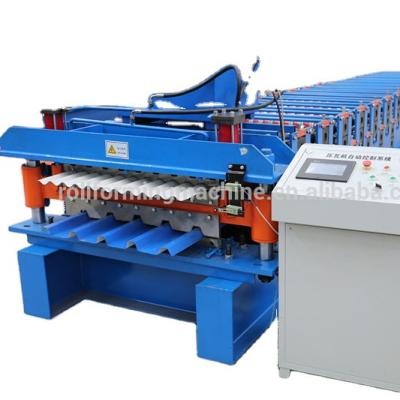 China Tile Making Machinery Galvanized 0.18 Full IBR And WideSpan Hard Metals Roofing Machine For South Africa for sale