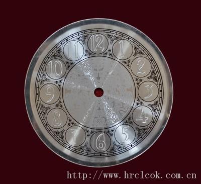 China Metal (aluminum) wall clock parts for quartz clock movement metal clock faces for sale