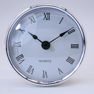 中国 High Quality Hot Selling Clock Inset Movement 80mm Clock Insert Quartz Alarm Clock Gold Roman Clock 3-1/8