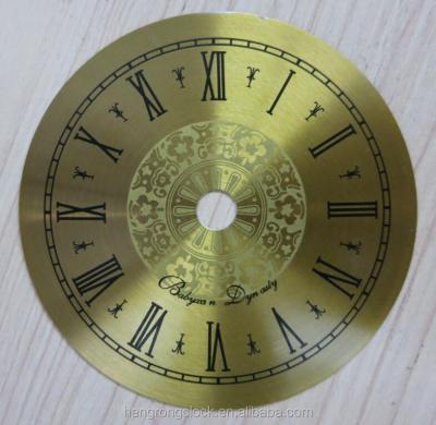 China Paper wall clock dials / PVC clock face clock aluminum plate for printing customers logo en venta