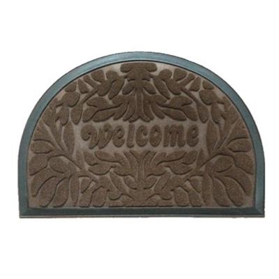 China Anti-bacteria Hot Sales Door Mat Embossed Non Slip Door Rubber Mat for sale