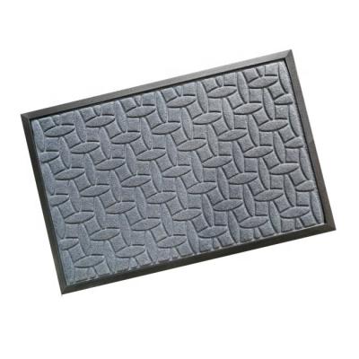 China Anti-bacteria China Factory 60*90cm Gray Custom Print Doormat for sale