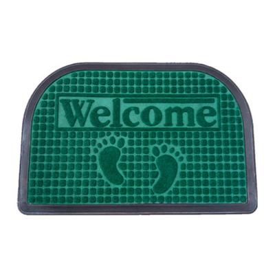 China 45x75cm Anti-bacteria Polyester Home Bedroom Floor Entrance Door Reception Mat Front Door Mat for sale